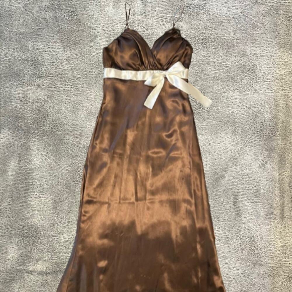 Beautiful vintage coquette maxi gown